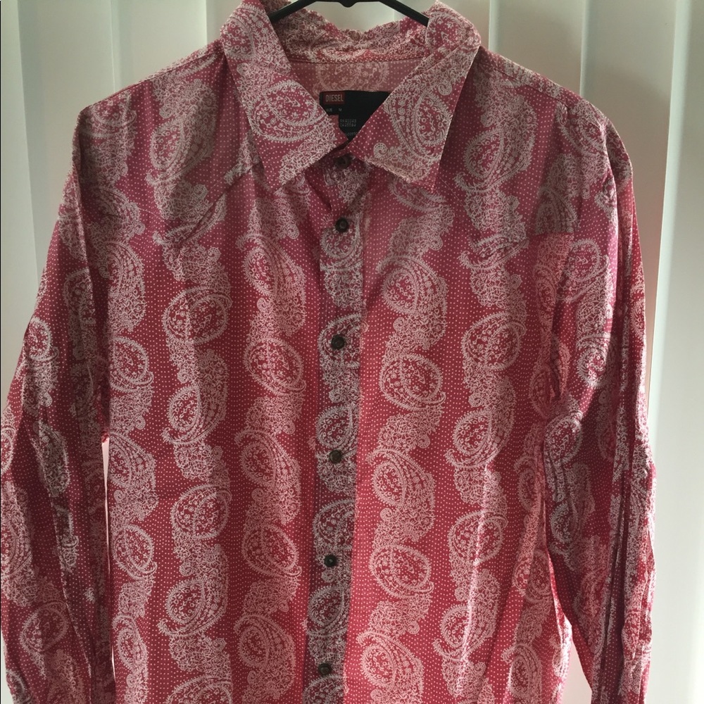 Diesel Long Sleeve plaid shirt BNWT